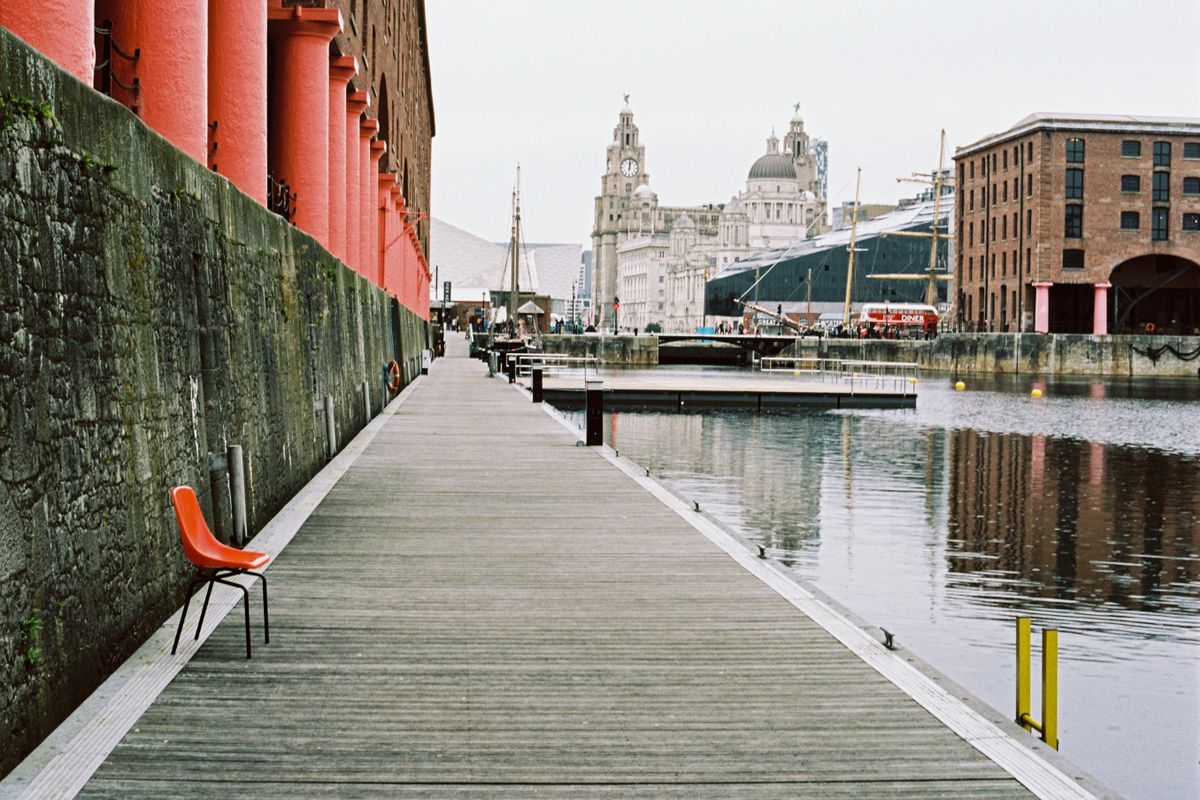 Panorama Liverpoolu, rodzinnego miasta The Beatles